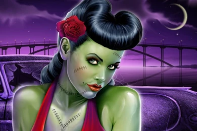 Zombie Pin Up Tattoo, Fantasy, 1920x1080 HD Wallpapers And FREE ...