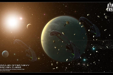 Star Trek Romulan Star Navy Kerchan Class, Free Star Trek Computer ...