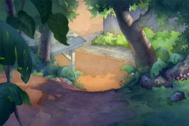 Empty Backdrop From Lilo And Stitch Disney Crossover Image ...