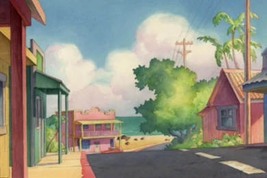 Empty Backdrop From Lilo And Stitch   Disney Crossover Image ...
