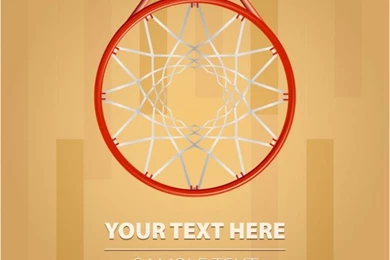 Basketball Hoop Vector Backgrounds Vector
