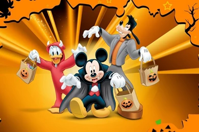 My Free Wallpapers   Cartoons Wallpapers : Mickey Mouse   Halloween
