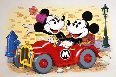 All 4u Wallpaper: Disney Cartoon Mickey Mouse & Minnie Mouse 4u HD ...