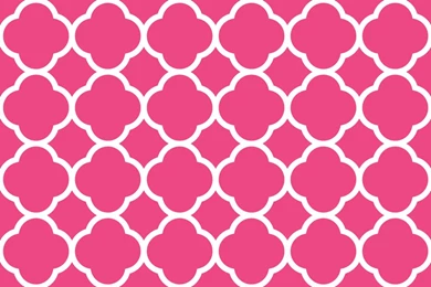 Hot Pink Quatrefoil Wallpapers   Sweetzoeshop   Spoonflower