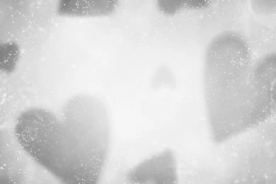 Love Black And White Falling Little Hearts Wallpaper. Black And ...