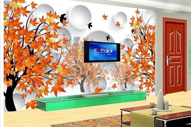 Popular Autumn Leaves Wallpaper Buy Cheap Autumn Leaves Wallpapers ...