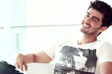 HD Backgrounds Arjun Kapoor White T shirt Smile Bollywood Actor ...