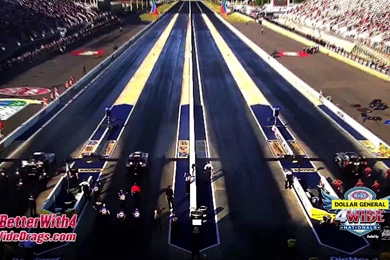 NHRA 4 Wide Racing At ZMAX Dragway!   YouTube