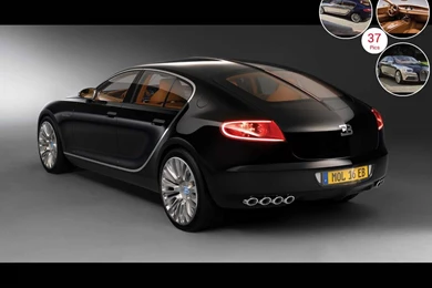 Bugatti 16C Galibier Concept   Rear Left Quarter