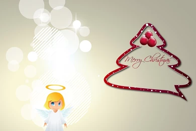 Merry Christmas Angel Wallpapers