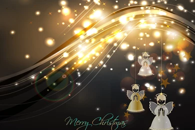 Christmas Angel Ornaments Wallpapers