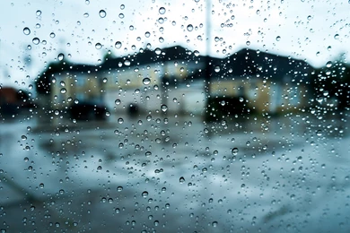 Rain On Glass Wallpapers HD