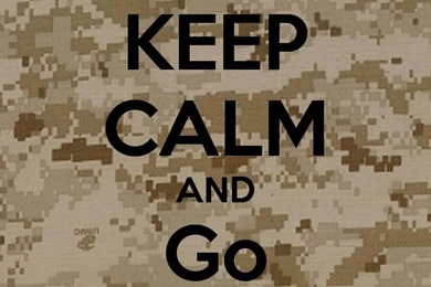 KEEP CALM AND Go Army Poster