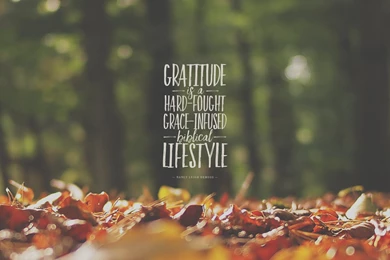 Wednesday Wallpaper: Gratitude Is A Lifestyle   Jacob Abshire