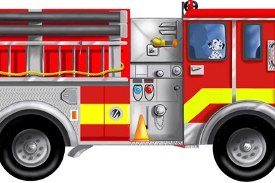 Cartoon Fire Truck