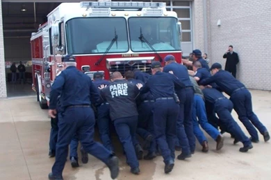 Paris Fire Department Shows Off Its New $300,000 Fire Truck
