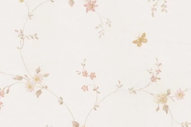 Pale Pink Classic Floral Wallpapers By Brewster