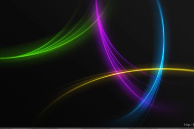 Beautiful Colorful Lines On Black Backgrounds Wallpapers