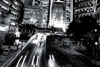 Black And White City Traffic   The iPhone Wallpapers