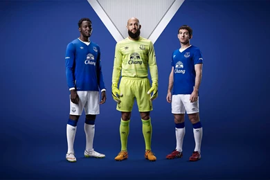 Everton 2015 2016 Umbro Home Kit Wallpapers