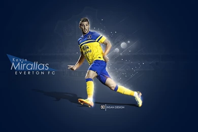 Kevin Mirallas Everton Wallpapers