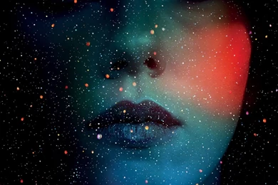 Wallpaper: Abstract, Dark, Shiny, Face Wallpapers