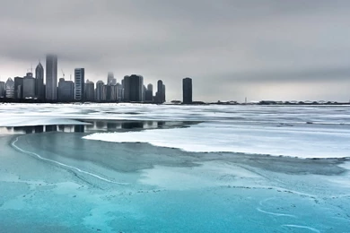 Frozen Lake Michigan Cities   HD Lock Screen Wallpapers Archives ...