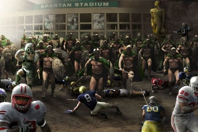 Spartan American Football Big Ten Ncaa Michigan State Spartans ...