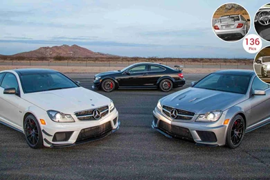 2012 Mercedes Benz C63 AMG Coupe Black Series Trio   Front