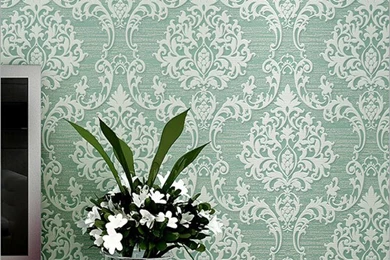 Luxury Europe Damascus 3D Stereo Embossed Wallpapers Home Decor ...