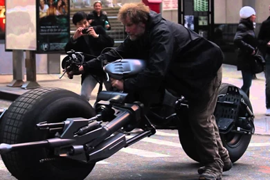 BATMAN The Dark Knight Rises EXCLUSIVE!!! NYC BEHIND THE SCENES ...