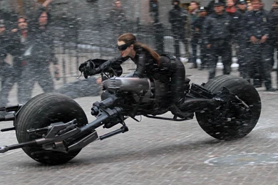 Annie Hathaway, Christian Bale, Batman, "The Dark Knight Rises ...