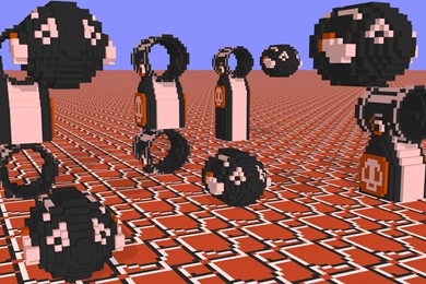 Super Mario Bros Bullet Bill Voxels