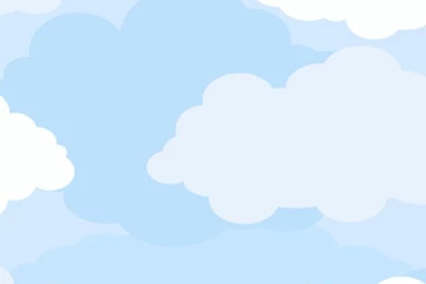 Light Blue Cloud Sidewall Wallpapers