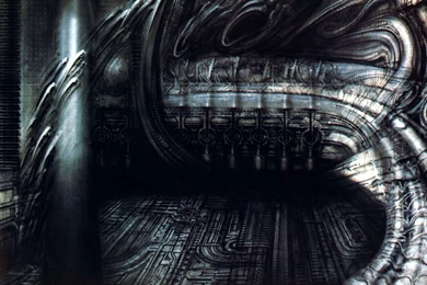 Biomechanical Landscape 007   Surrealist H R Giger Art Wallpapers ...