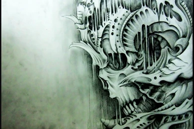 DeviantArt: More Like Biomechanical Skull Inspired By Victor P. By ...