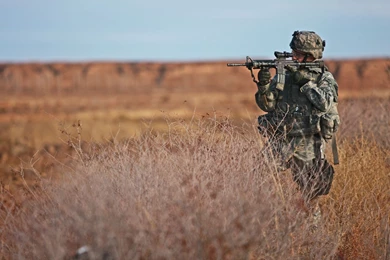 Acog M4 Carbine Us Army Men Wallpapers   (