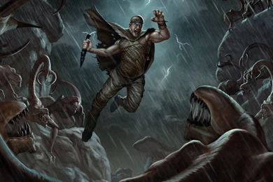 Riddick Vs Monsters Fantasy Wallpapers HD Download Desktop