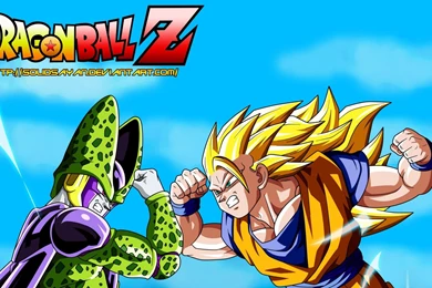 Goku Perfect Cell Dragon Ball Z Gt Wallpapers