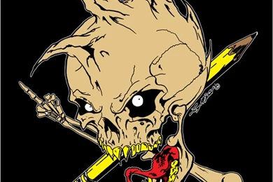 DeviantArt: More Like Punk Skull 1 By Luvataciousskull