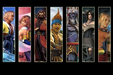 Final Fantasy,Rikku Final Fantasy Rikku Yuna Auron Tidus Lulu ...