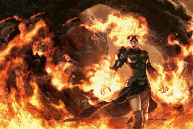 Chandra Nalaar Jason Chan M12 Magic: The Gathering Planeswalker ...