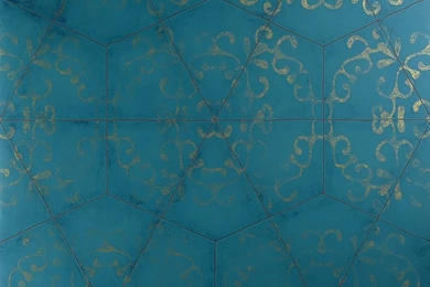 Elegant Turquoise Tiled Wallpapers