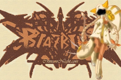 Blazblue, Night, Cool, Crimson, Taokaka, Wallpapers, Visits (