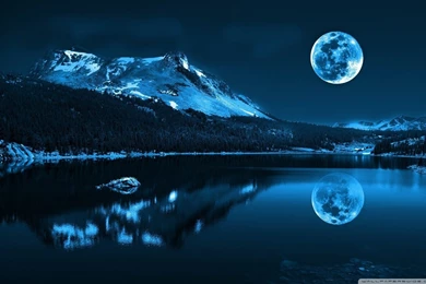 Moonlight Night HD Desktop Wallpapers : Widescreen : High ...