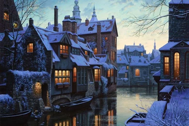 Download Winter Lights Wallpapers 1280x1024