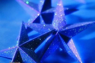 Christmas Star Ornament   Blue Star Ornament Photo 32   Wallcoo.net