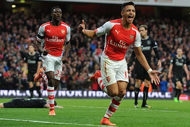 Alexis Sanchez Goal Celebrate Wallpapers For PC