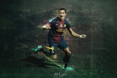 Alexis Sanchez   Fc Barcelona By 21Artt On DeviantArt