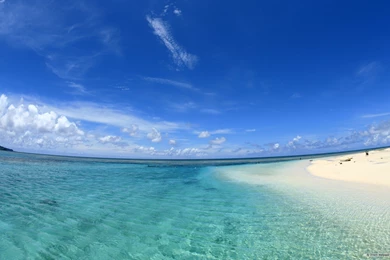 Wallpapers Anime Girl Blue Nature Water Clear Sky Hd Free ...